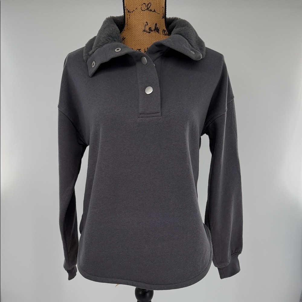 Quarter Snap Pullover Sweatshirt